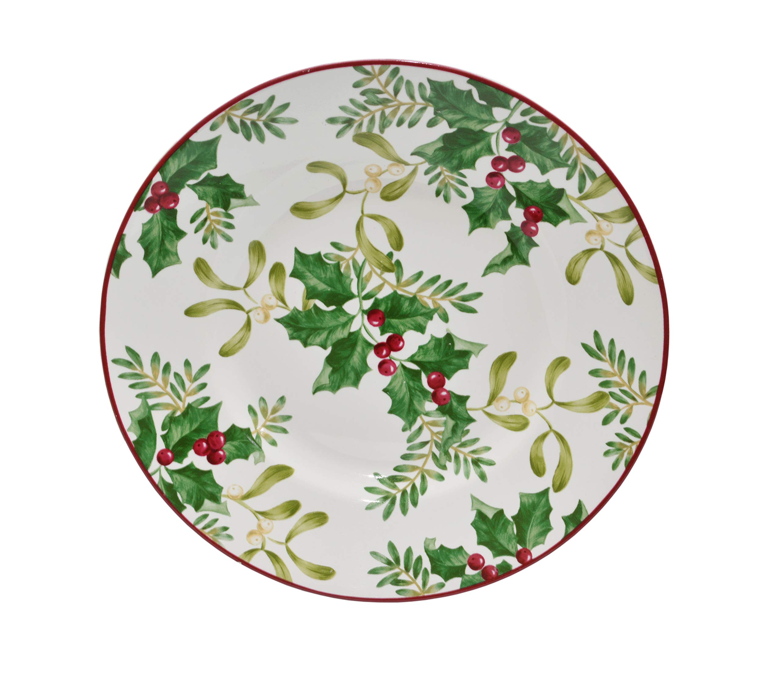 Amazon.com | 222 Fifth Christmas Foliage 16-Piece Dinnerware Set